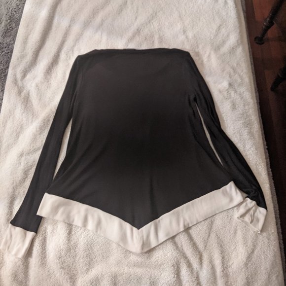 INC International Concepts Black & White Top - Picture 2 of 4